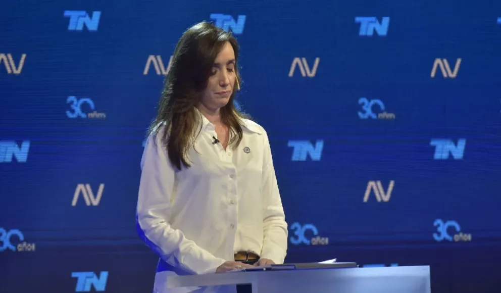 Debate de vicepresidentes|Terminando su intervención Victoria Villaruel recordó: "Dejen de utilizar a los desaparecidos, cuéntenos la verdad”