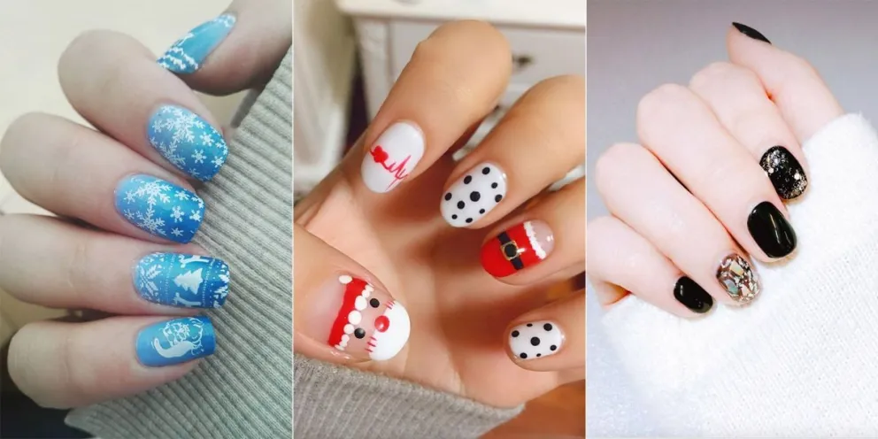 Tres ideas espectaculares de nail art para que tus uñas estén a tono con Navidad y Año Nuevo