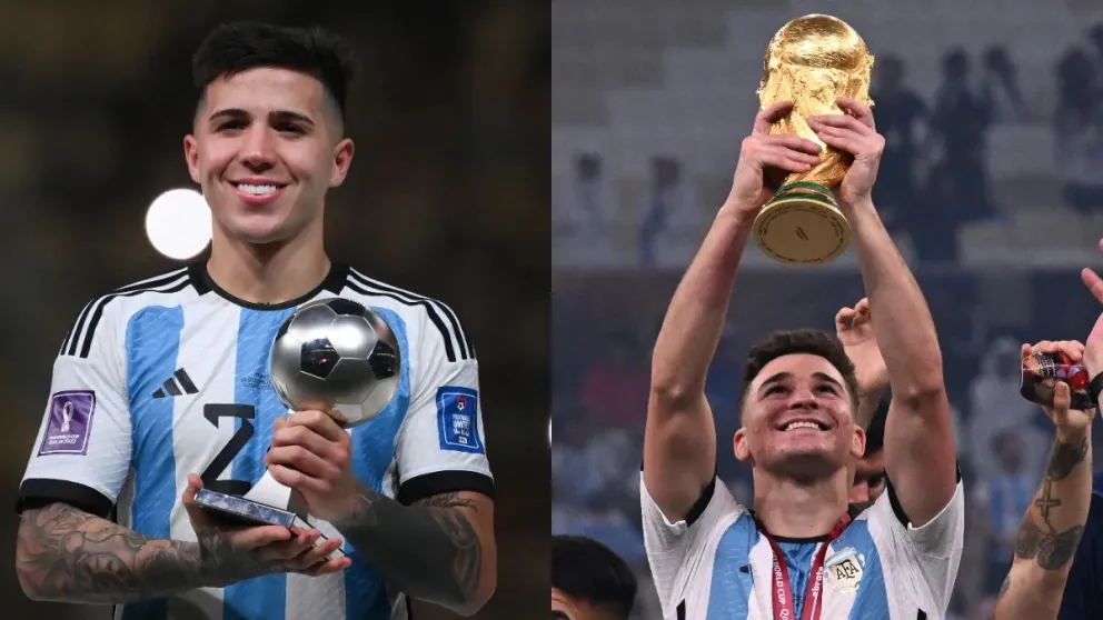 “Electrizante partidazo”: así fue la guerra de goles entre Julián Álvarez y Enzo Fernández, videos