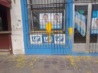 Vandalización de la sede de Unidad Popular en Salta: "Se trata de un ataque claramente político y es preocupante"