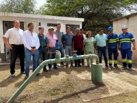Aguas del Norte inauguró un nuevo pozo de agua potable para la comunidad de Guachipas