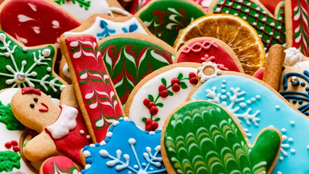 En video te mostramos cómo preparar unas galletas navideñas con 3 ingredientes y sin horno