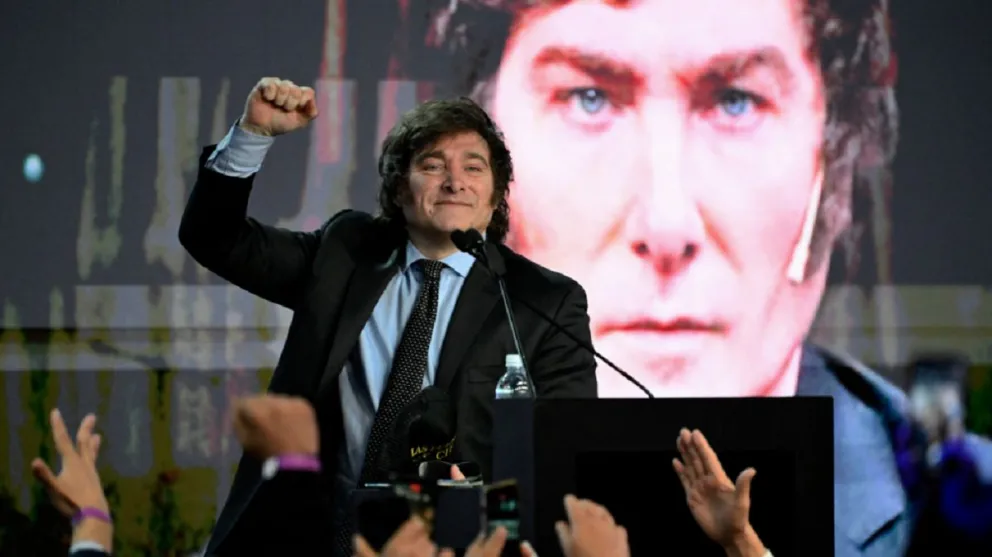 Javier Milei tras ser electo presidente: "Hoy comienza la reconstrucción de Argentina"