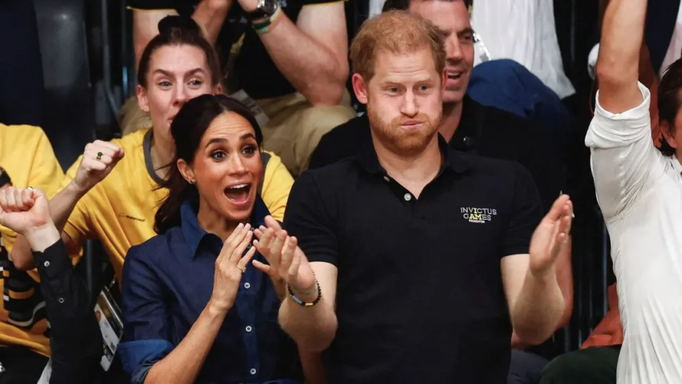 La increíble sorpresa del príncipe Harry y Meghan Markle en un partido de hockey: así lo disfrutaron