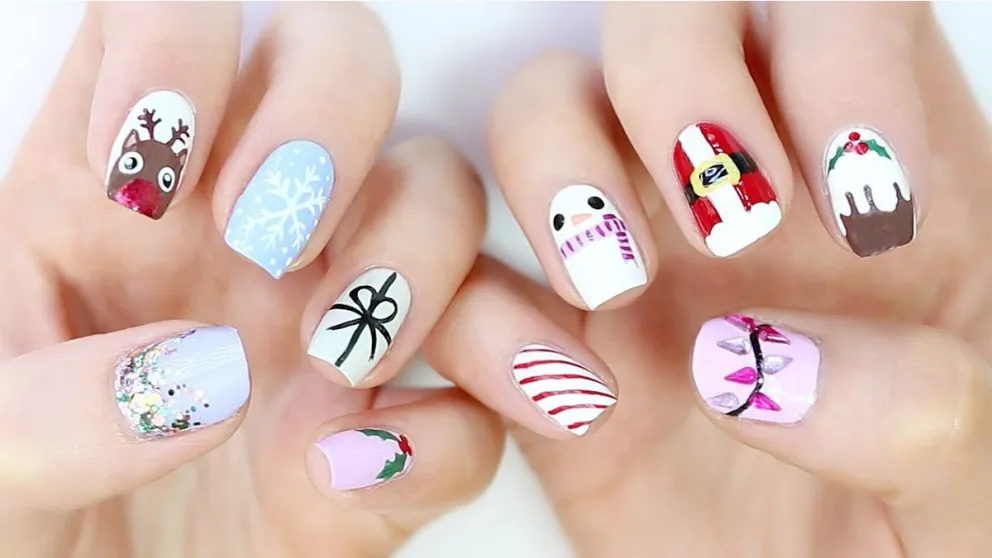 Nail Art: las mejores 8 ideas para arrasar en Navidad y Año Nuevo con diseños de francesas para tus uñas