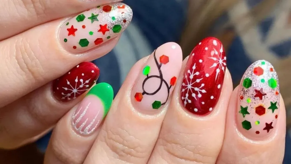 Descubrí los diseños y colores de nail art que debés evitar para no hacer el ridículo en Navidad
