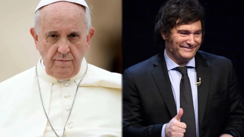 El Papa Francisco le envió un rosario bendecido a Javier Milei