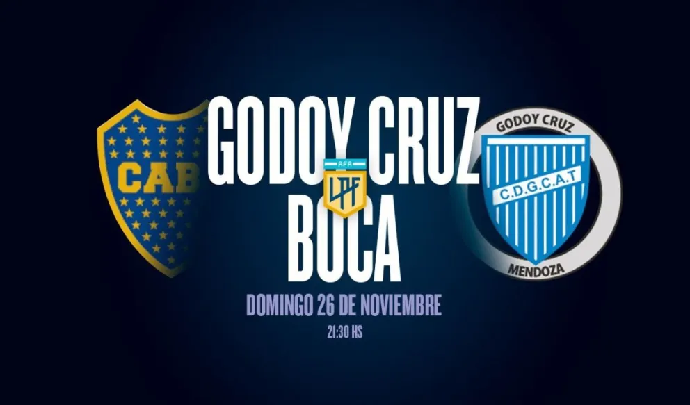 Boca Juniors visita a Godoy Cruz para disputar la última fecha de la Copa de Liga