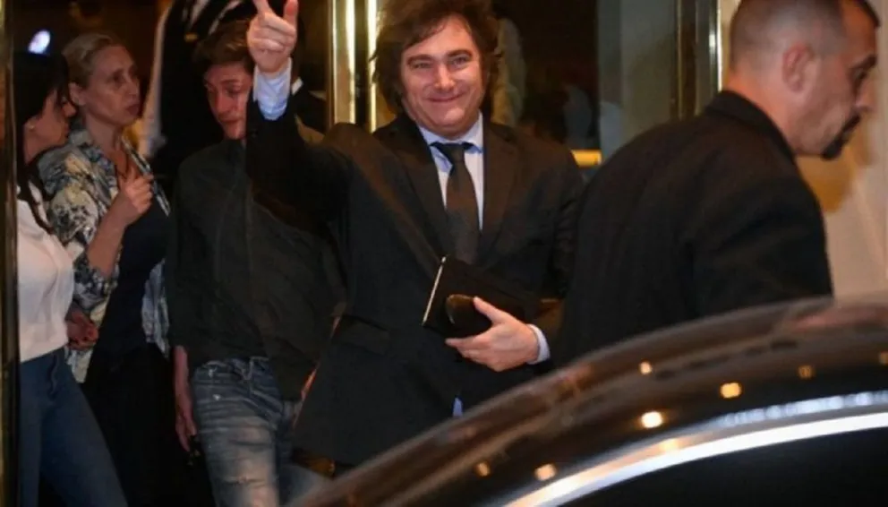 Javier Milei comenzó su gira por Estados Unidos antes de asumir como presidente
