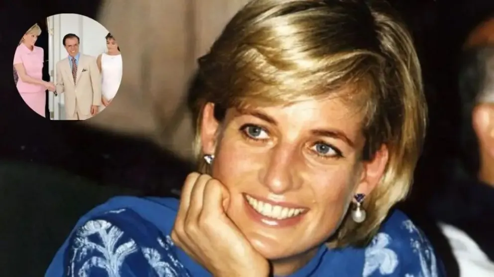Así fue el emocionante día que Lady Di visitó Argentina, estuvo con Carlos y Zulemita Menem: fotos y videos