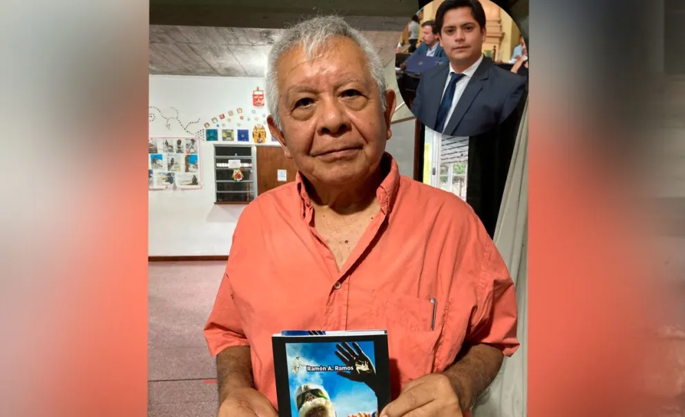 Franco Hernández Berni destacó al escritor Ramón Ramos por su último libro "El Paraíso en la Tierra"