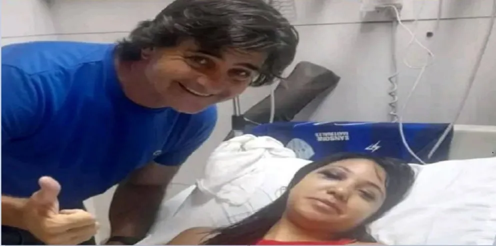 El técnico de Gimnasia y Tiro visitó a la joven que se accidentó en La Rioja