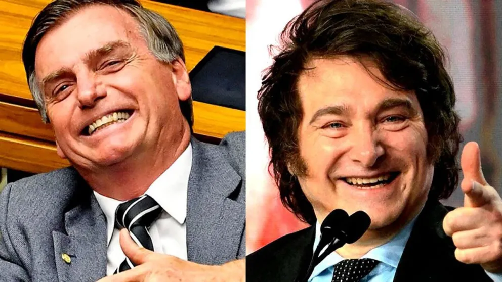 Jair Bolsonaro se reunió con Javier Milei y aseguró que  Argentina es un país en "situación crítica”
