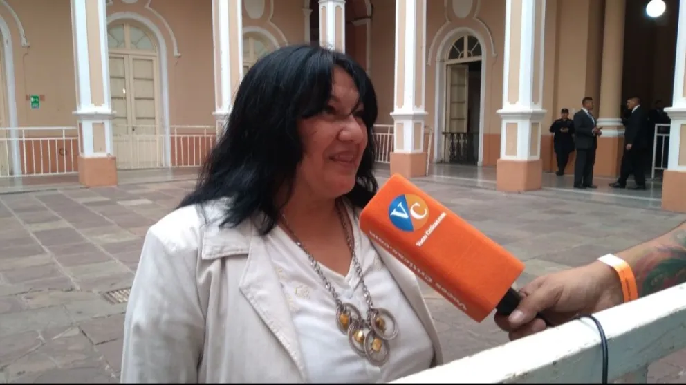 Gloria Seco en la asunción de Gustavo Sáenz: “Esperamos una buena gestión para todos”