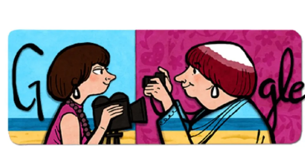 Quién fue Agnès Varda, la nueva protagonista del Doodle de Google