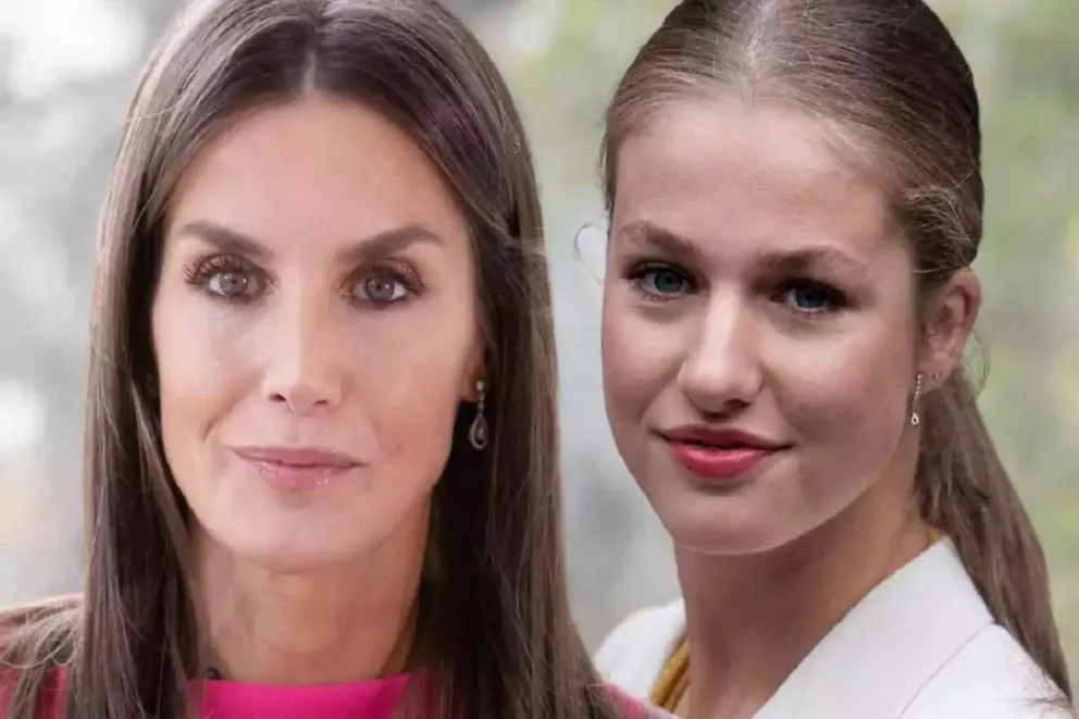 Todos notaron el gesto de la reina Letizia a Leonor en su felicitación navideña 
