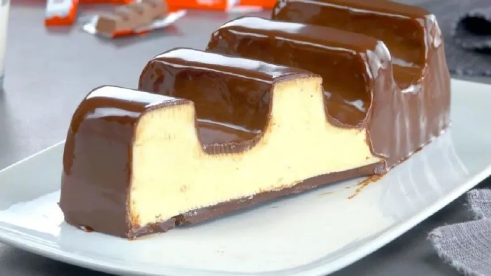Un sueño cumplido: así de fácil es la receta de las barritas de kinder, igual a las originales