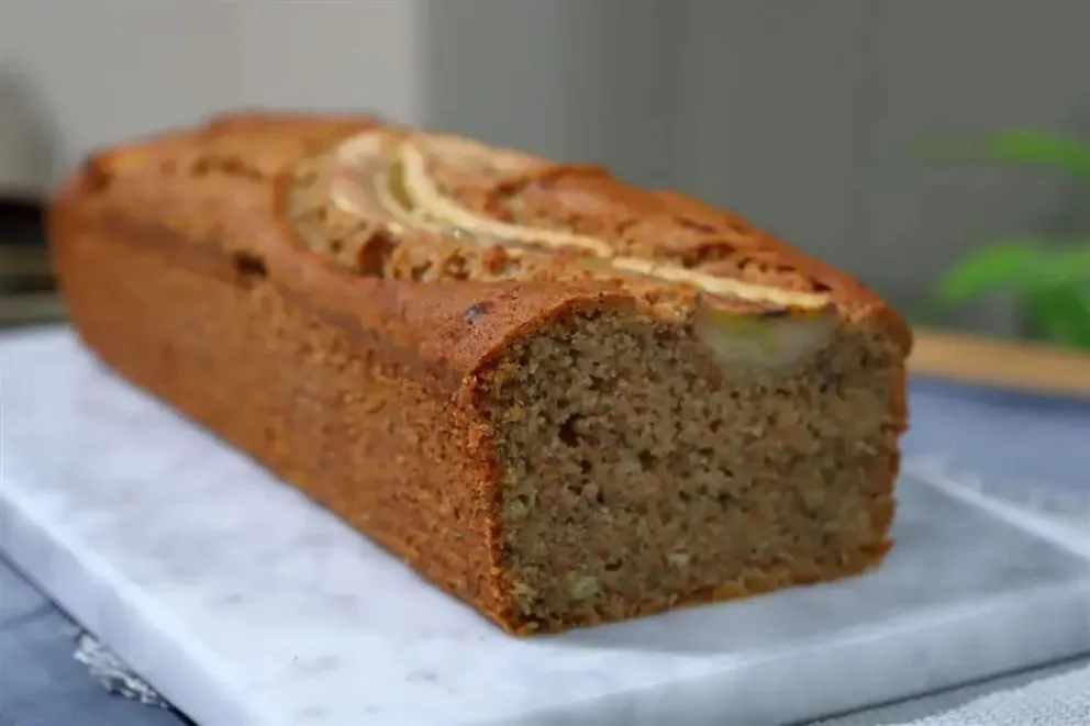 Así de fácil podés hacer este budín de banana sin huevo: una receta al alcance de todos