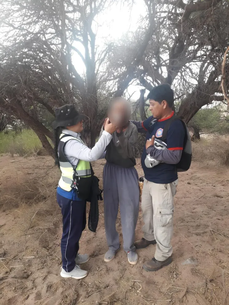 Encontraron con vida a un abuelo que estaba desaparecido en la Puna hace tres días