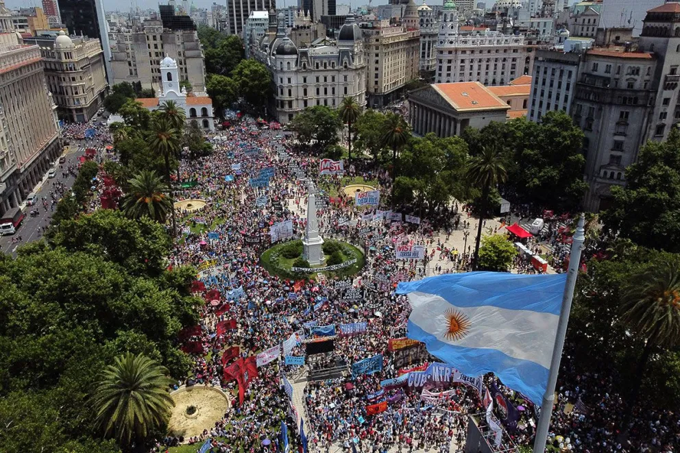 Marcha del 20 de diciembre contra las medidas de Milei: cómo será y cuál es el protocolo antipiquetes