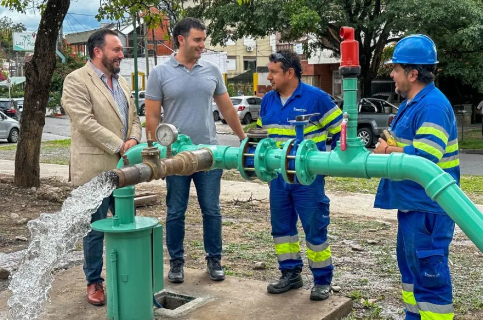 Aguas del Norte y REMSa habilitaron un nuevo pozo de agua potable para Tres Cerritos