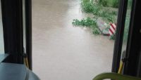 La Merced: por las inundaciones, las vías de acceso están inaccesibles
