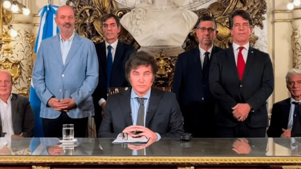 Esta noche Javier Milei dará un mensaje de fin de año en cadena nacional