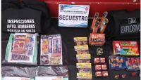Secuestraron pirotecnia ilegal vendida por dos comercios en la ciudad de Salta