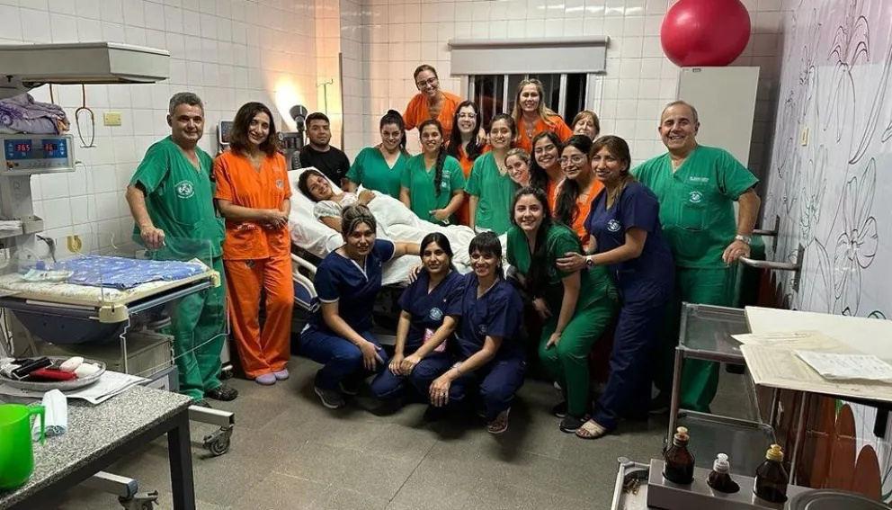 La primera bebé del año es de Salta: Alessia le dio la bienvenida a este 2024 en el Materno Infantil
