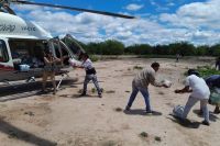 Brindan asistencia aérea a las familias afectadas por el alud en el norte salteño