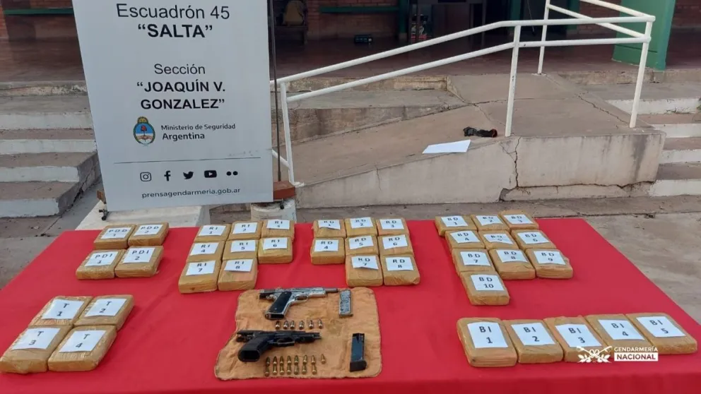 Persiguieron y atraparon a un narco que intentaba salir de Salta con 20 kilos de cocaína