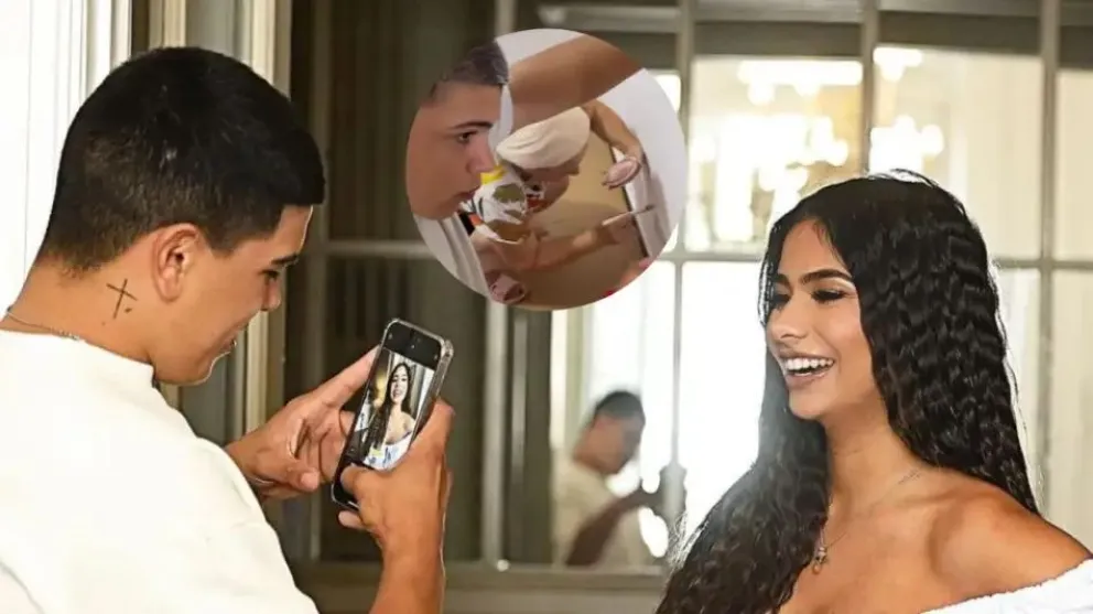 Daniela Celis y Thiago Medina mostraron como va quedando la habitación de sus gemelas: video