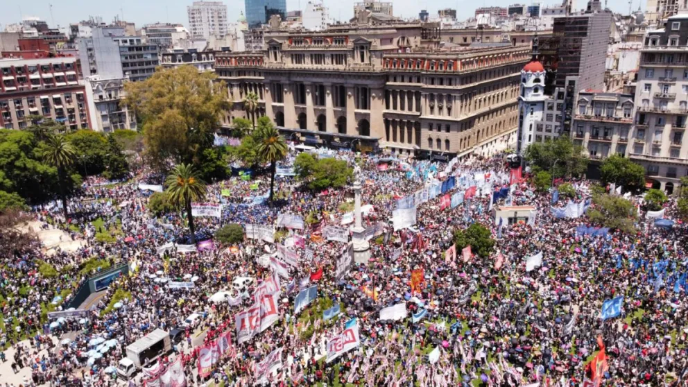 La fuerte amenaza del Gobierno a los sindicatos que participaron de la movilización del 27 de diciembre