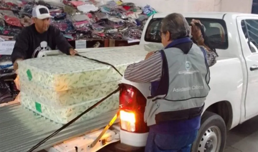 Temporal en Salta: el Gobierno brinda asistencia a varias familias evacuadas en el Valle de Lerma 