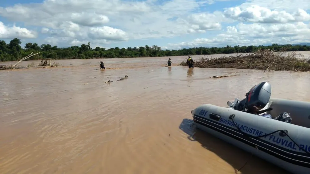 Buscan desesperadamente a un bagayero desaparecido en el río Bermejo