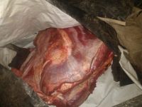 Circulaban con más de 100kg de carne sin medidas de seguridad y fueron sorprendidos sobre la Ruta 53
