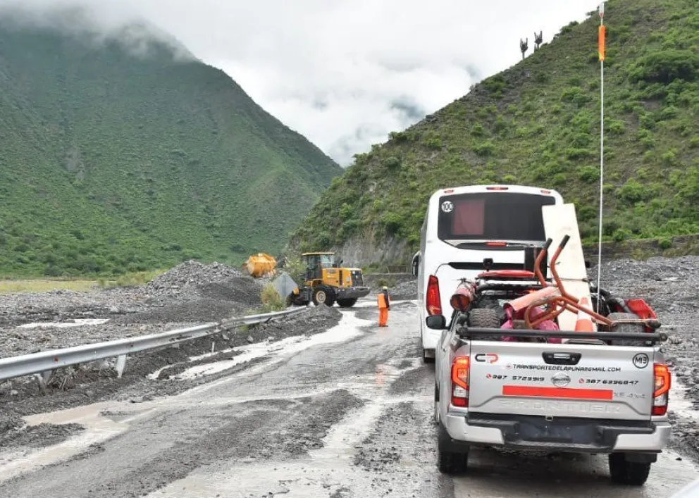 Ruta 51: habilitaron el tránsito con precaución en la salida de Campo Quijano