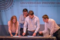 Franco Hernández Berni firmó un convenio con la UPATECO para mejorar la formación de los tartagalenses