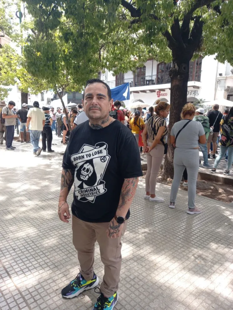 |Paro del 24 E en Salta| Santiago Pedroza: “Milei es un Chucky que le está cagando la vida a los argentinos”  
