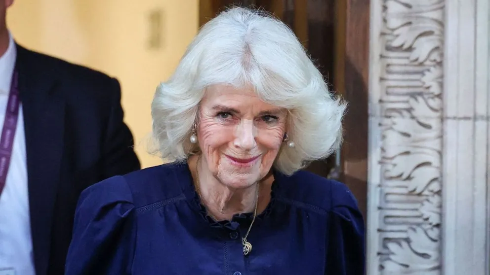 Salieron a la luz las esperadas fotos de la reina Camilla visitando al rey Carlos III en el hospital