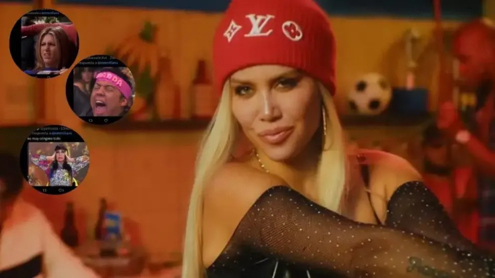 Para no parar de reír: estallaron los memes en las redes por la nueva canción de Wanda Nara