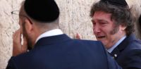 Javier Milei entre llanto y oraciones: su conmovedora visita a Israel