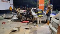|VIDEO| Explotó un auto en estación de GNC: dejó dos personas heridas y daños materiales