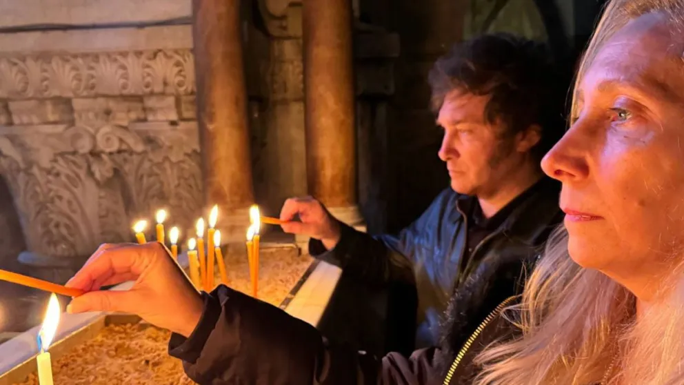 Mientras escala la tensión con los gobernadores, Javier Milei continúa con su viaje espiritual en Israel