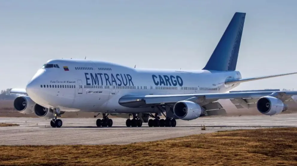 Tras permanecer un año y ocho meses en Ezeiza: avión venezolano-iraní vuela a Estados Unidos