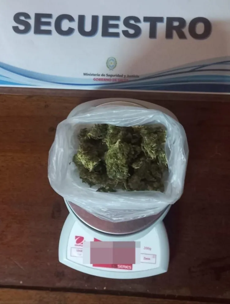 Golpe al narcotráfico: los descubrieron con 255 dosis de marihuana en La Merced