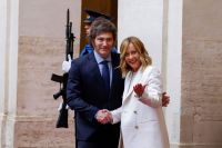 Javier Milei se reunió con la primera ministra de Italia Giorgia Meloni, en el cierre de su gira internacional