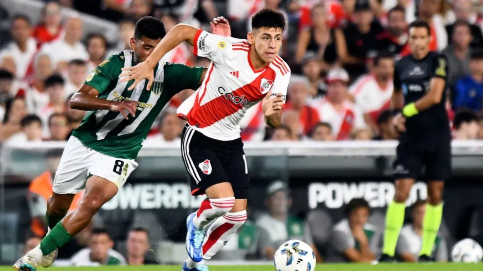 River rescató un empate sobre el final ante Banfield en el Monumental
