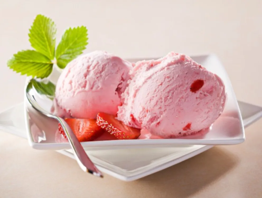 helado de frutilla - receta