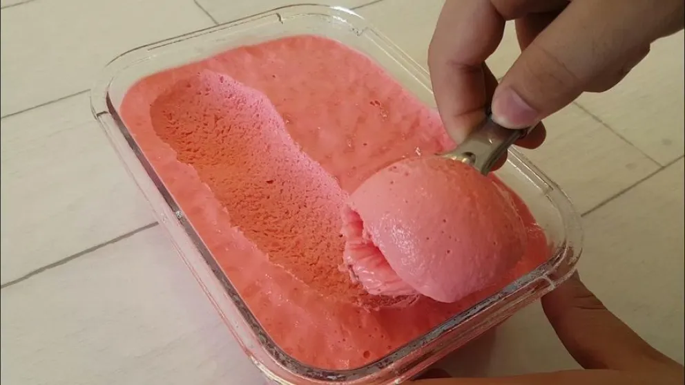helado de frutilla - receta
